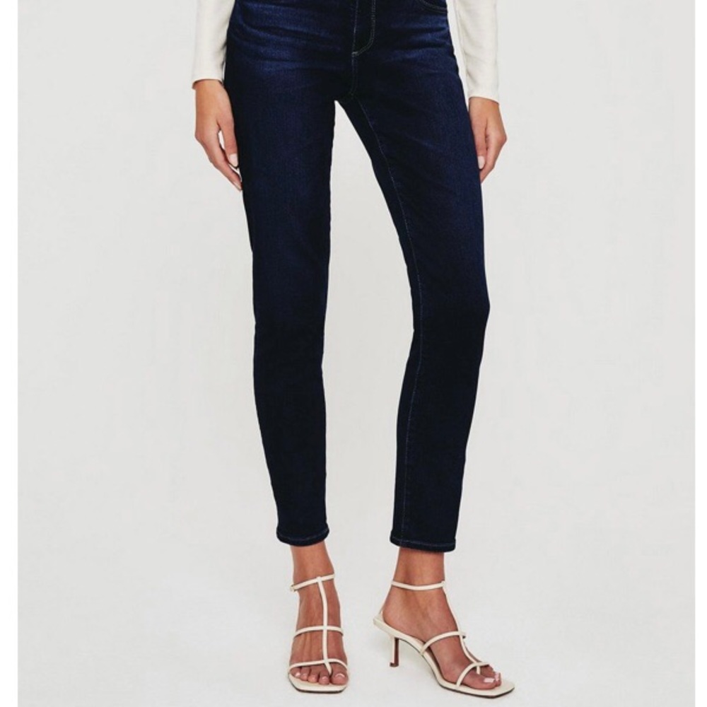 AG ADRIANO GOLDSCHMIED Prima ankle cigarette jeans in Plaza wash